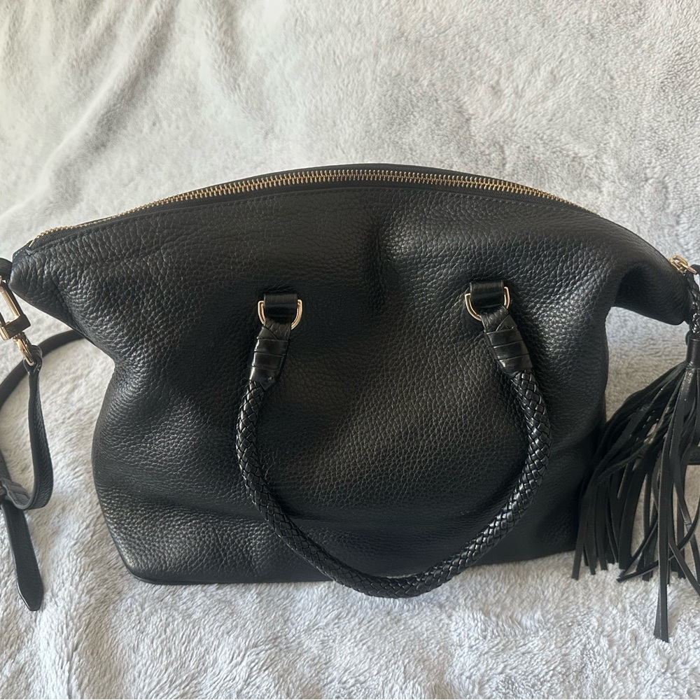 Tory Burch black leather bag